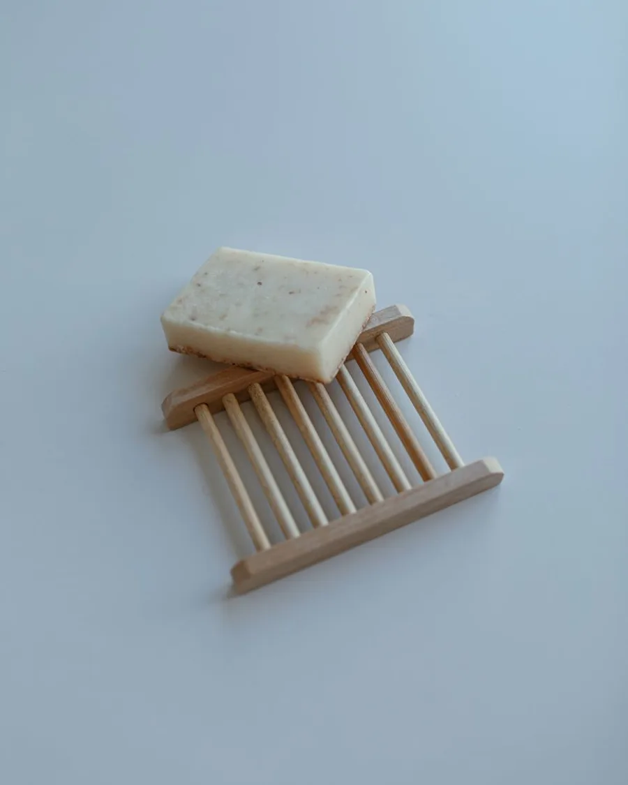 Porte-savon en hêtre